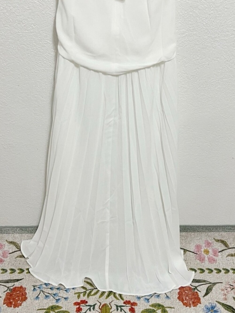 Anthropologie Delfi Collective NWT Delilah Halter Pleated Drop-Waist Maxi Dress - Picture 13 of 13
